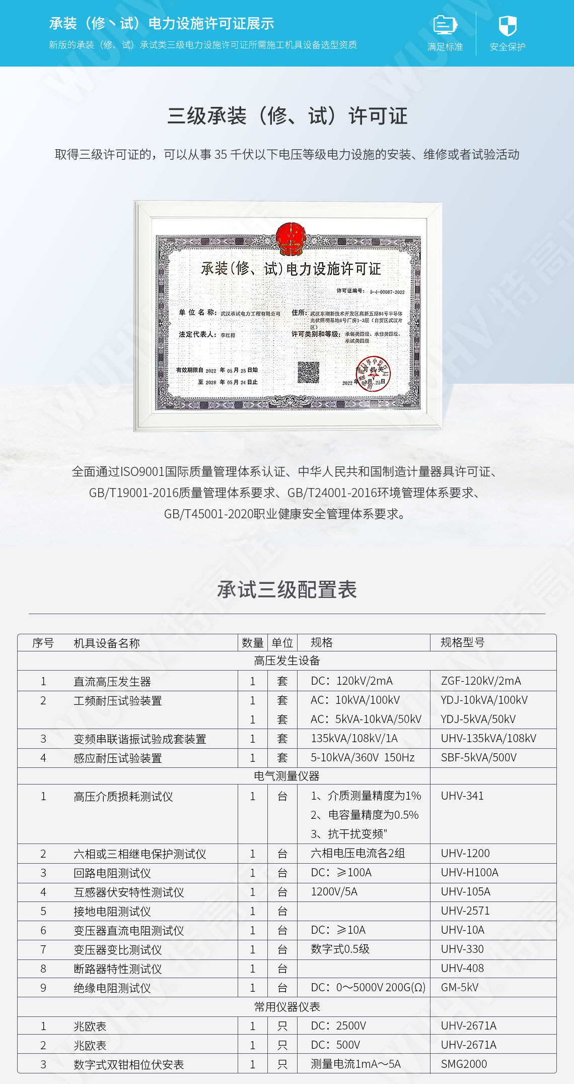 承装建试 三级承试仪器(图3)
