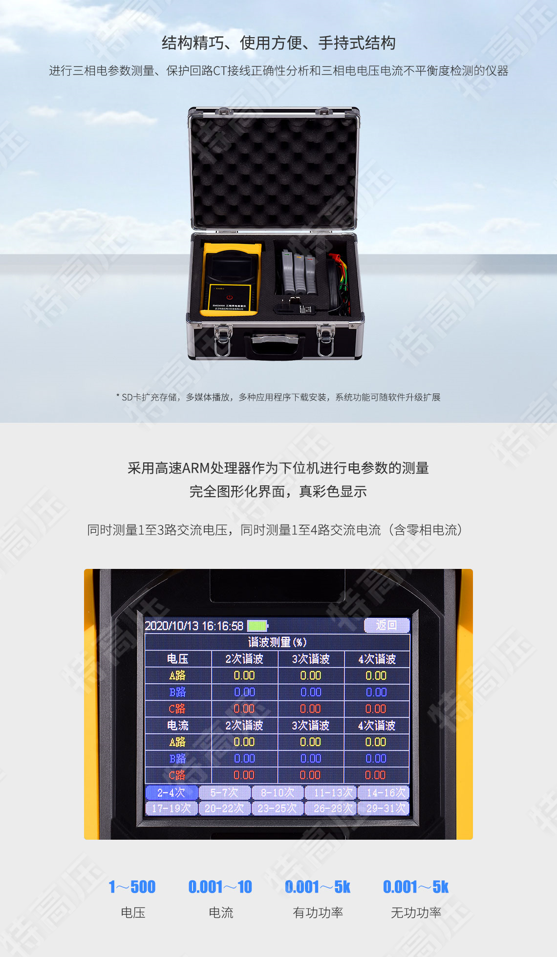SMG6000 三相用电查抄仪(图2)