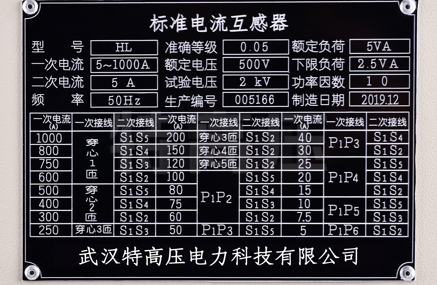 HL系列 尺度电流互感器
